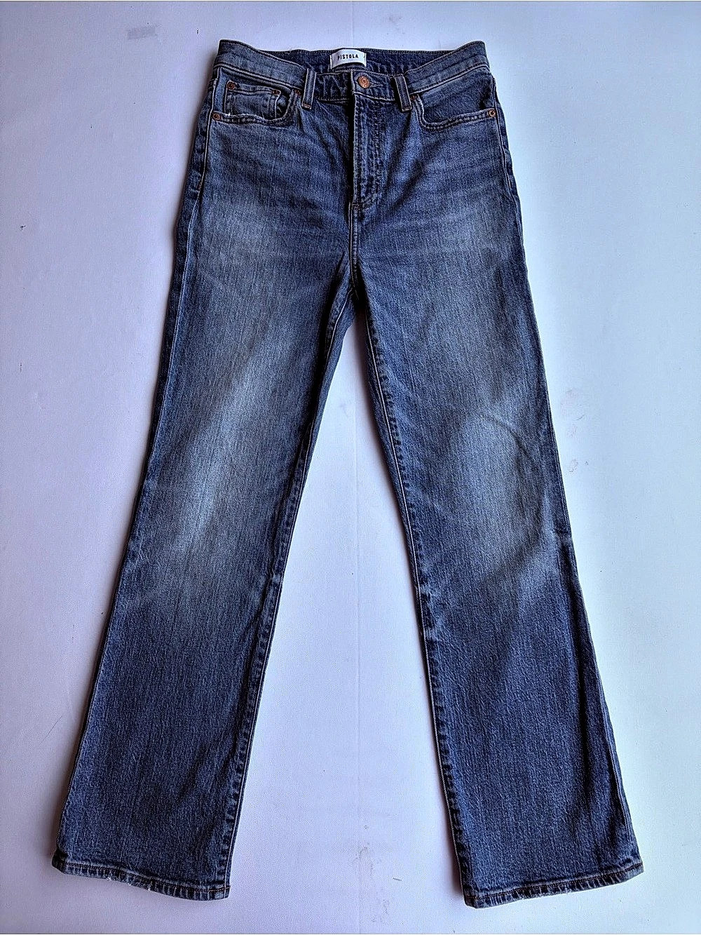 Pistola Boot Cut Jeans Blue Waist 26 VTG Sutton Wash
